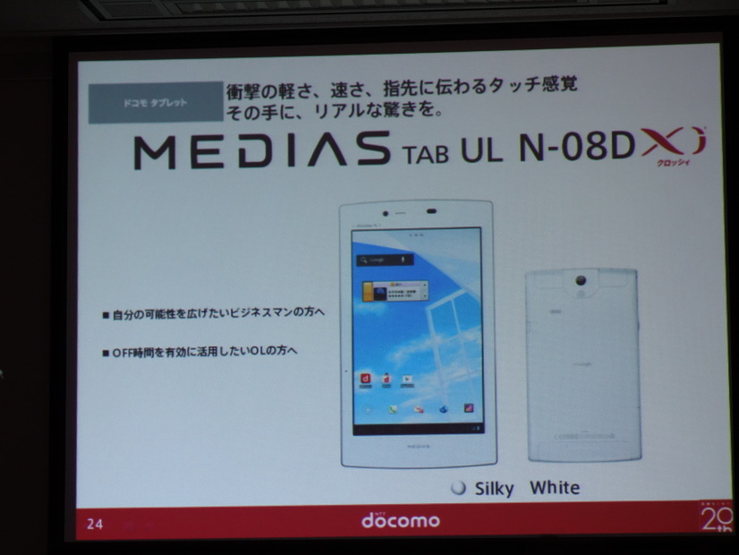 「MEDIAS TAB UL N-08D」