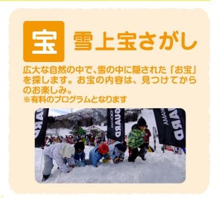 雪上宝探し