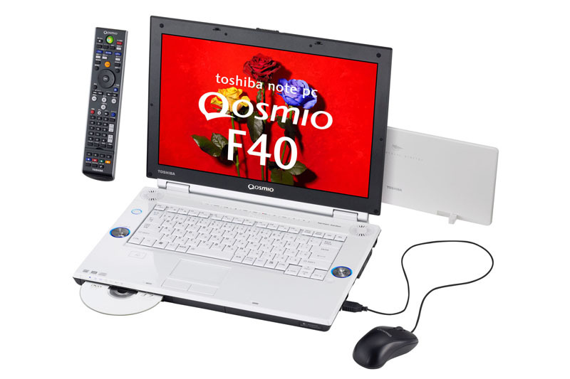 　東芝は9日、ノートPC「Qosmio」の夏モデルとして「Qosmio G40」シリーズと「Qosmio F40」シリーズを発表した。発売はともに5月下旬。