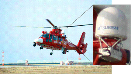 被災地を空撮して全国一斉に衛星配信 世界初 ヘリサット 三菱電機が消防庁に納入 2枚目の写真 画像 Rbb Today