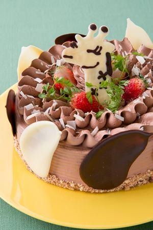特製ケーキ“「ハル」特製ショコラ・オ・くるみ”
