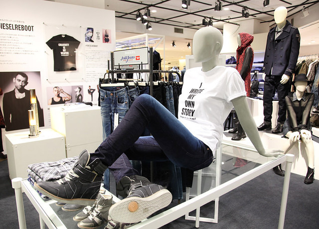 ディーゼル、伊勢丹新宿店で「#DIESELREBOOT POP UP STORE）」オープン