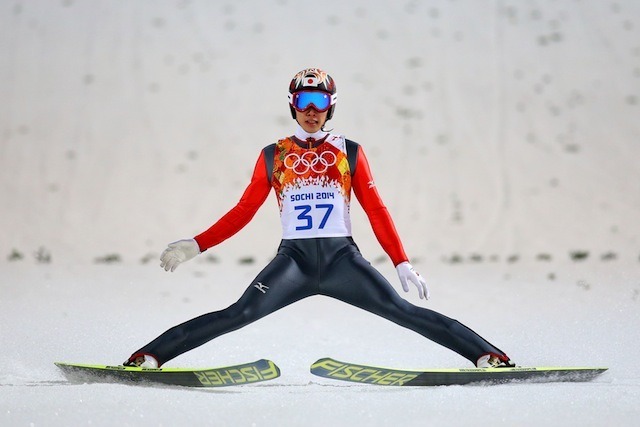 ソチ冬季オリンピック、竹内択選手（2月15日）　(c) Getty Images