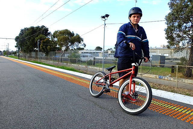 メルボルンのBMX少年 （Photo：大野雅人）