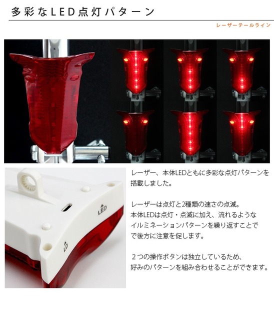 LEDの表示パターンは複数あり、走行する道路の明るさに応じて選択してもいいだろう（画像はプレスリリースより）