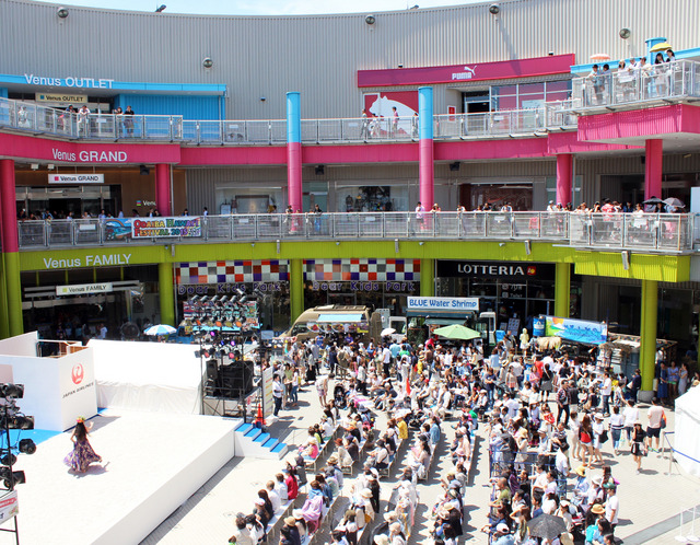 屋外イベント会場の様子