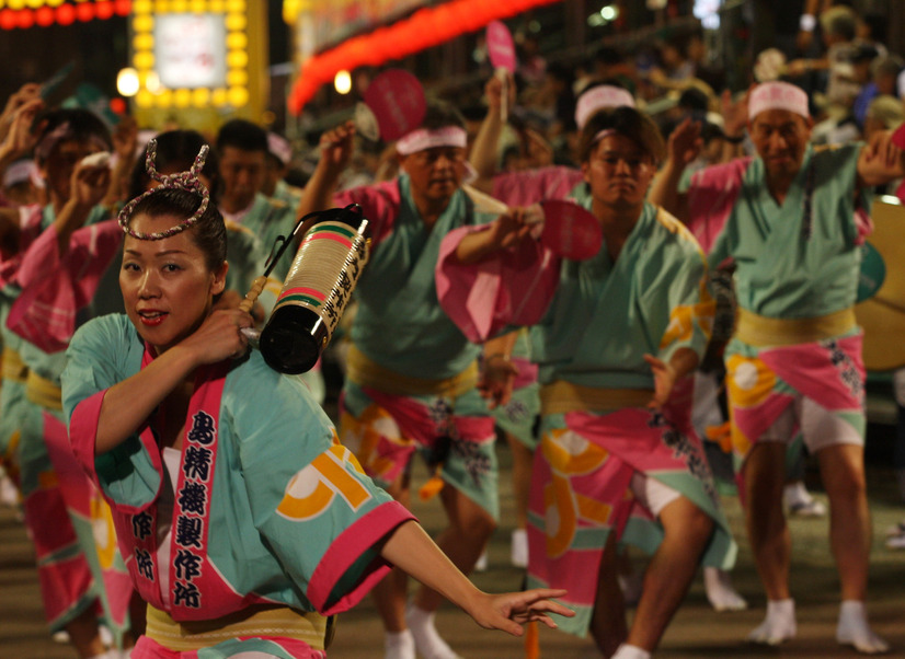 徳島の阿波踊り（c）Getty Images