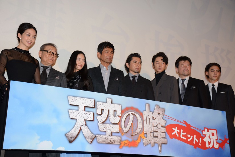 『天空の蜂』初日舞台あいさつ【写真:鶴見菜美子】