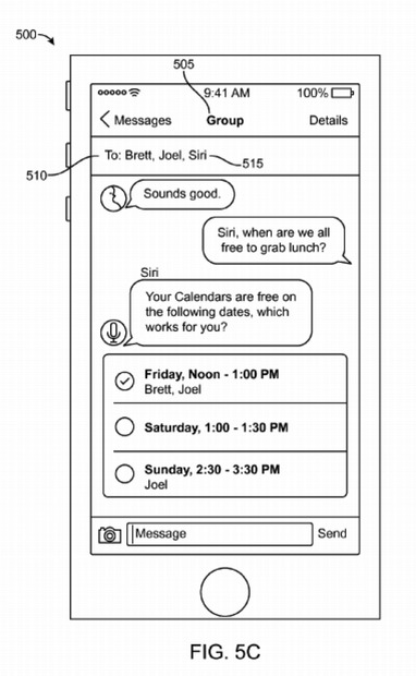 Apple、ユーザー間のiMessageでのやり取りにSiriを介入させる特許を取得