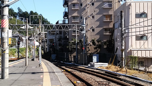 多摩川側の電留線の線路撤去もすすむ