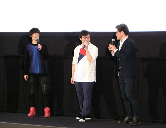 小野賢章、小野友樹、多田俊介監督（c）藤巻忠俊/集英社・劇場版「黒子のバスケ」製作委員会