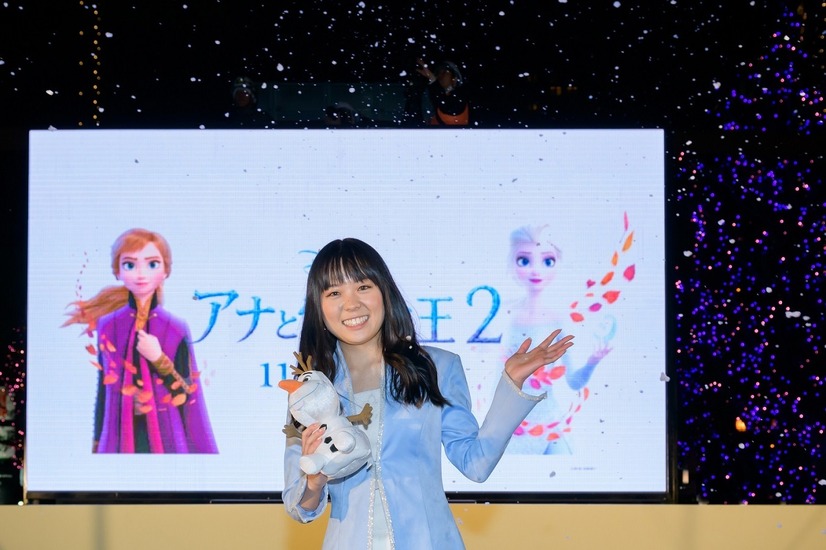 『アナ雪2』日本版エンディング歌う中元みずき、大阪・光の饗宴2019開宴式で生歌披露