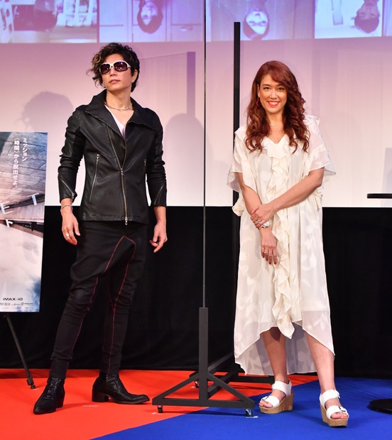 GACKT、LiLiCo【写真：竹内みちまろ】