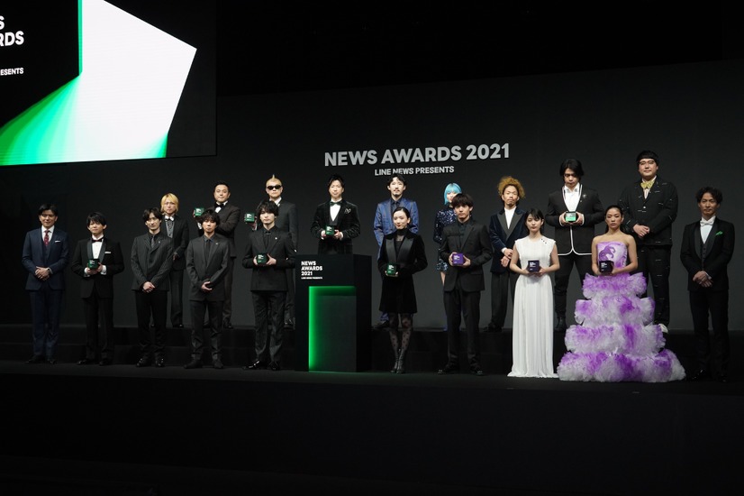 「LINE NEWS AWARDS 2021」【写真：竹内みちまろ】