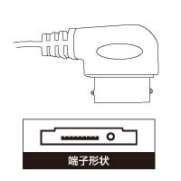 充電端子とイヤホンマイク端子が兼用になっている外部接続端子を搭載した携帯電話用