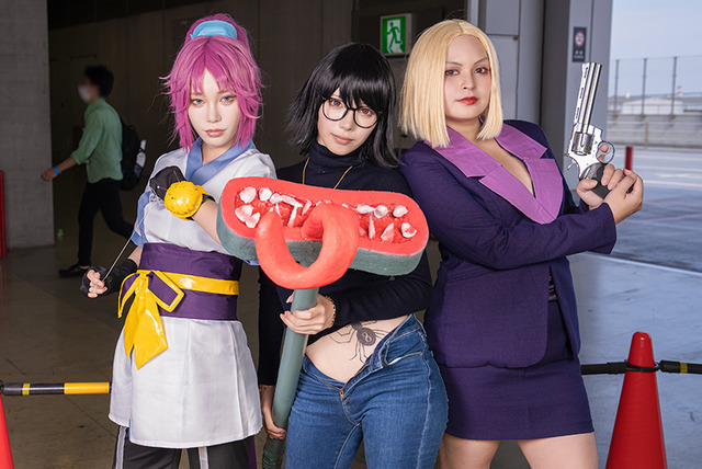 マチ、シズク、パクノダ『HUNTER×HUNTER』／りさまる（@risa_smash）、椿なぎさ（@nagisa_cos01）、うぴやまうぴこ（@upiii0512）、撮影：tama