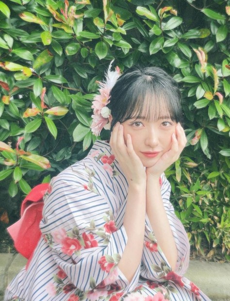 写真は石田千穂（STU48）の公式Twitterから（※写真は所属事務所より掲載許諾をもらってます）