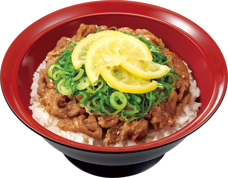 ねぎ塩レモン牛カルビ丼