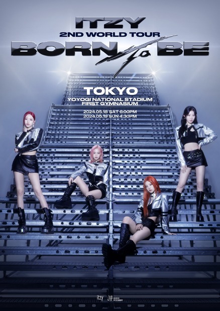 ITZY、5月に日本公演が決定！2度目のワールドツアー「BORN TO BE」開催を発表