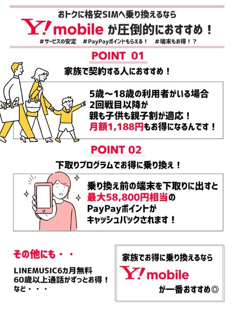 ワイモバイルは評判が悪い？やめたほうがいいと言われる真相を解明