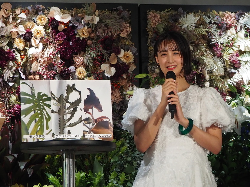 『gardens umekita』のオープン記念イベントに登場した山本美月　【撮影／山田】