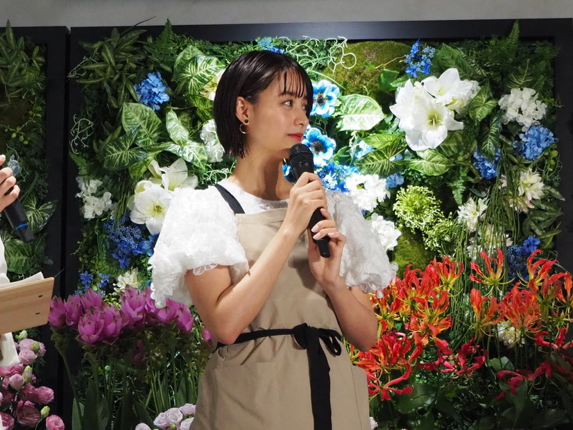 『gardens umekita』のオープン記念イベントに登場した山本美月　【撮影／山田】