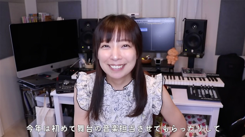 YouTubeでは一般の人も楽しめるテーマで配信する、作曲家の夏海ルイさん