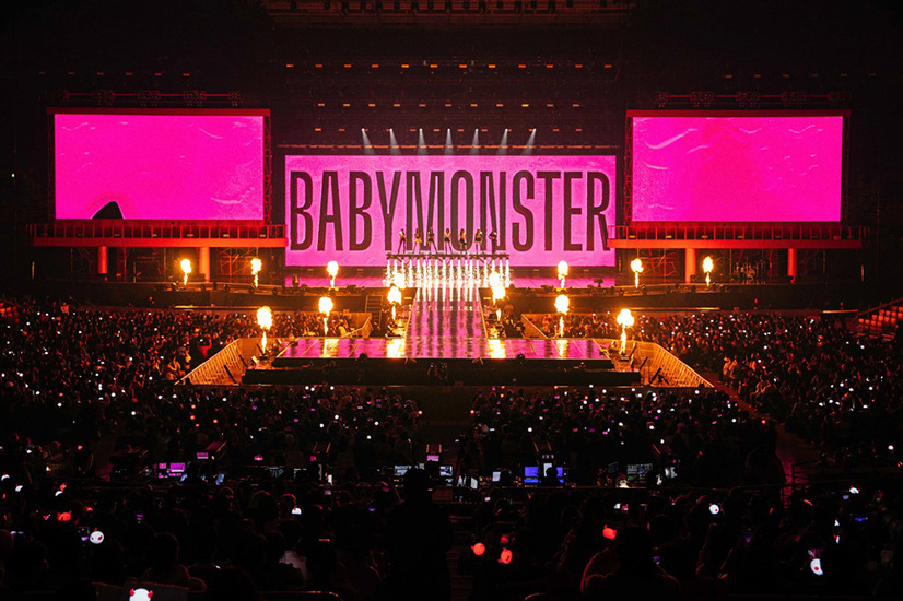 「2025 BABYMONSTER 1st WORLD TOUR<HELLO MONSTERS>IN SEOUL」コンサートの模様