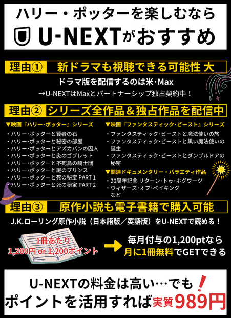 ハリー・ポッターのドラマが始まる前に！映画で世界観を予習しておこう