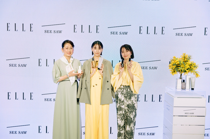 山本美月が登壇したSEE/SAW(シーソー)×ELLE コラボレーション トークショー