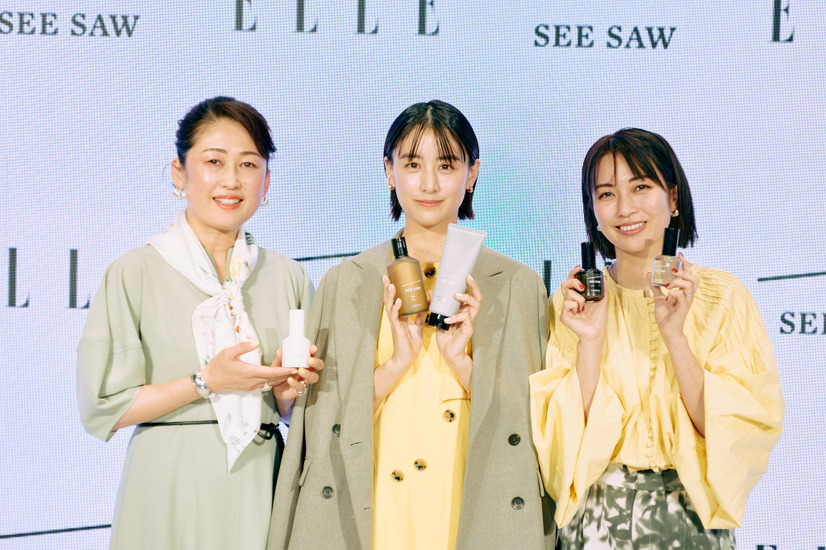 山本美月が登壇したSEE/SAW(シーソー)×ELLE コラボレーション トークショー