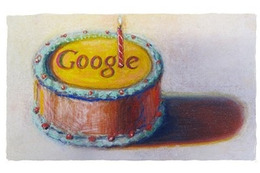 「Happy Birthday Google！」……Google生誕12周年、特別ロゴが今年も登場 画像