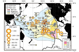 東大、太平洋にレアアース資源を発見 画像