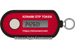 KONAMI、「ワンタイムパスワードサービス」を導入 ― オンラインサービス安全性向上へ 画像