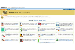 今年一番売れた商品は？……Amazon.co.jp「2011年年間ランキング」を発表 画像