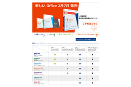 マイクロソフト、Office 2013を2月7日に発売 画像