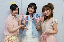 大橋彩香、津田美波、赤崎千夏　「ファンタジスタドール」テーマ曲で元気いっぱいトーク【前編】 画像