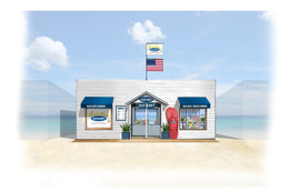オールド・ネイビーのビーチハウス登場。EAU cafeコラボ、人気ハンバーガー提供 画像