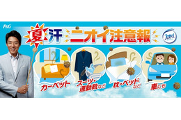 松岡修造、“ニオイ予報士”になって夏汗ニオイ注意報を発令 画像