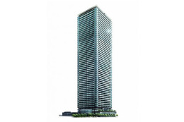 大阪府で国内最高階数55階建の免震構造マンションを開発 画像