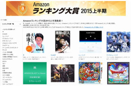 Amazon2015上半期売上げランキング発表 画像