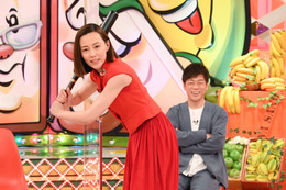 木村佳乃の止まらない珍プレー！芸人顔負けの体張り芸も......今夜放送『バナナサンド』 画像