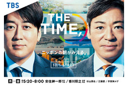 TBS新情報番組『THE TIME,』10月1日スタート！安住アナ・香川照之が司会に 画像