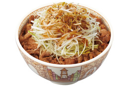 すき家、「白髪ねぎ牛丼」復活販売 画像