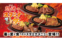 ブロンコビリーで「怒涛のスタミナ祭」！肉×肉コンビメニューが期間限定で登場 画像