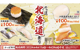 かっぱ寿司「かっぱの北海道祭り」開催 画像