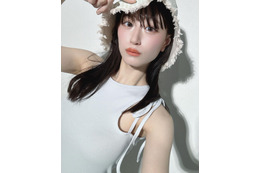 NMB48上西怜、美肌輝くノースリーブ姿にファン「かわいいの天才」