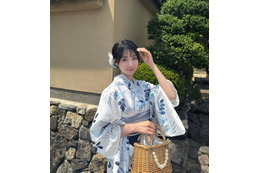17歳の制コレ美女・百田汐里、今年初の浴衣姿を公開!京都・嵐山を満喫 画像