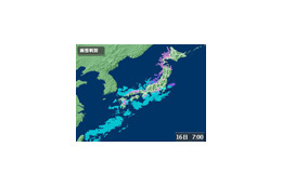 首都圏でまた雪？　3時間後まで確認できる「雨雪判別」 画像