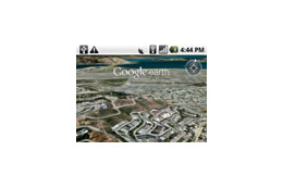Google EarthのAndroid版が登場！音声検索で目的地表示も 画像